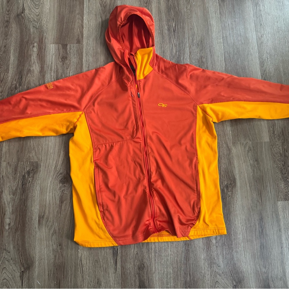 Outdoor Research Red and Orange Hoodie